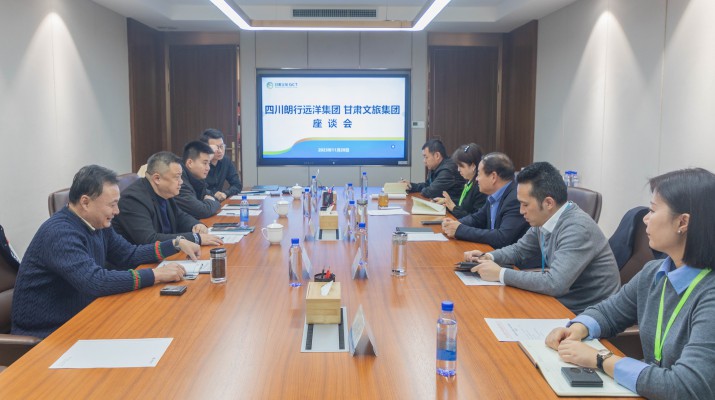 乐竞（中国）文旅集团与朗行远洋集团座谈交流
