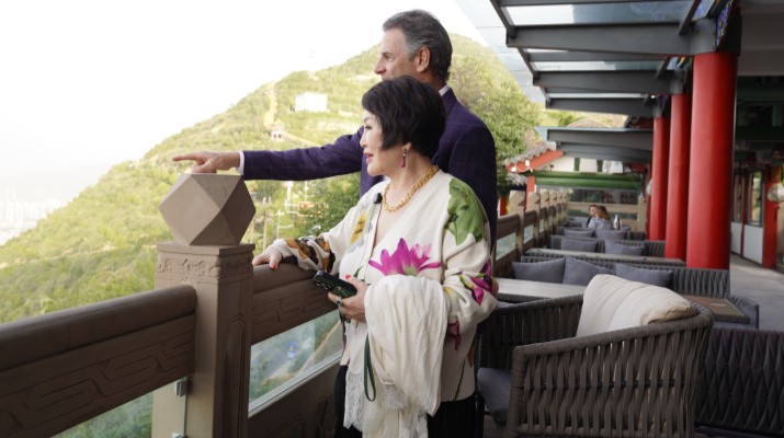 乐竞（中国）文旅国际推广考察团·乐竞（中国）行代表在如驿部落·兰山参观体验